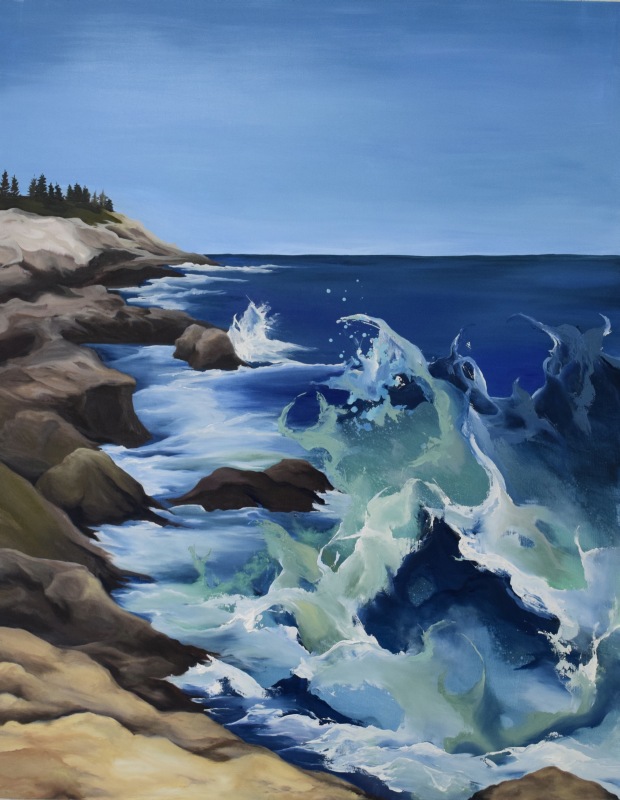 Waves Crashing